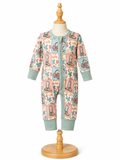Blue and pink bamboo camo sleeper
