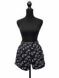 Black Brand Shorts