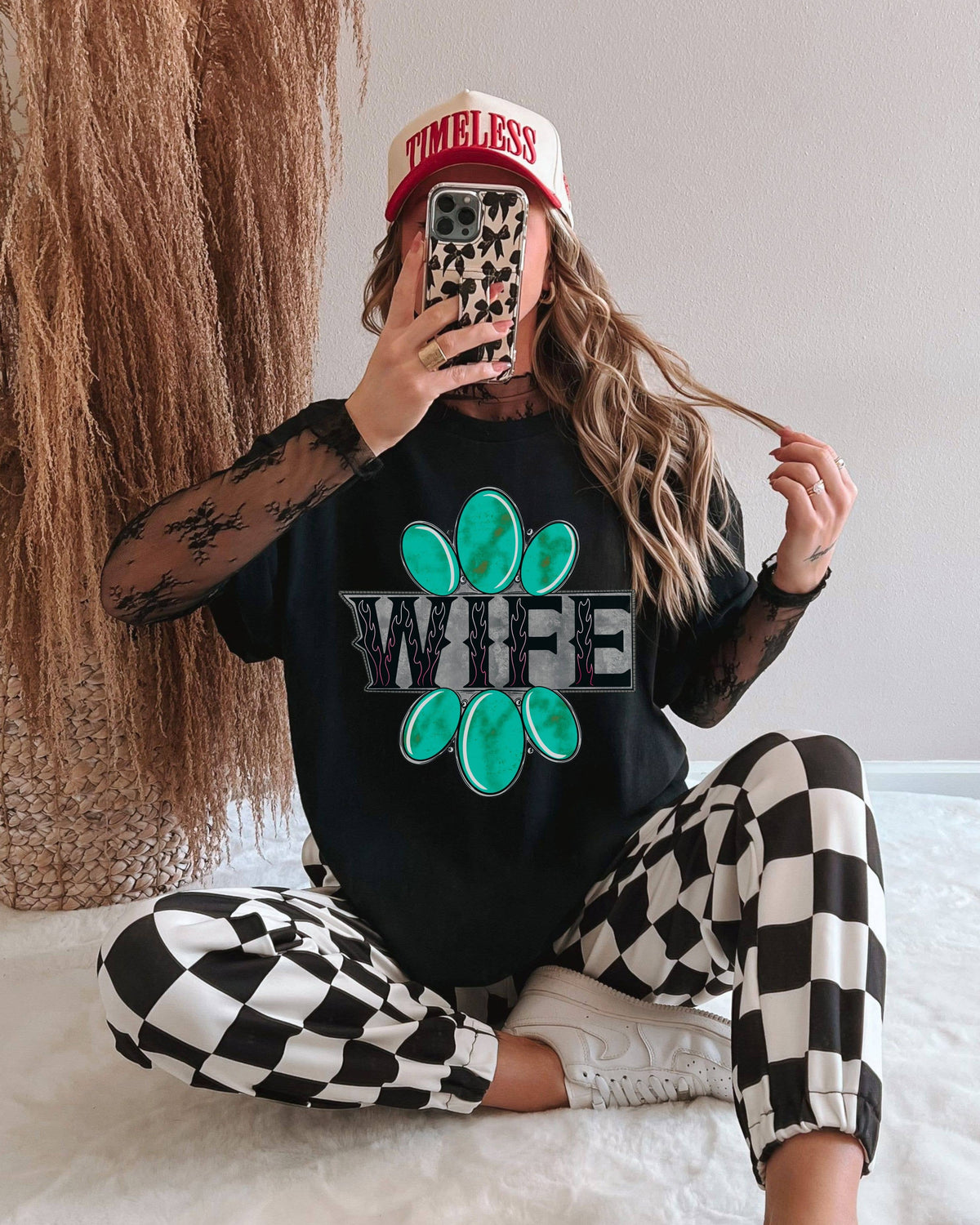 Turquoise Wife Tee, Western Tee