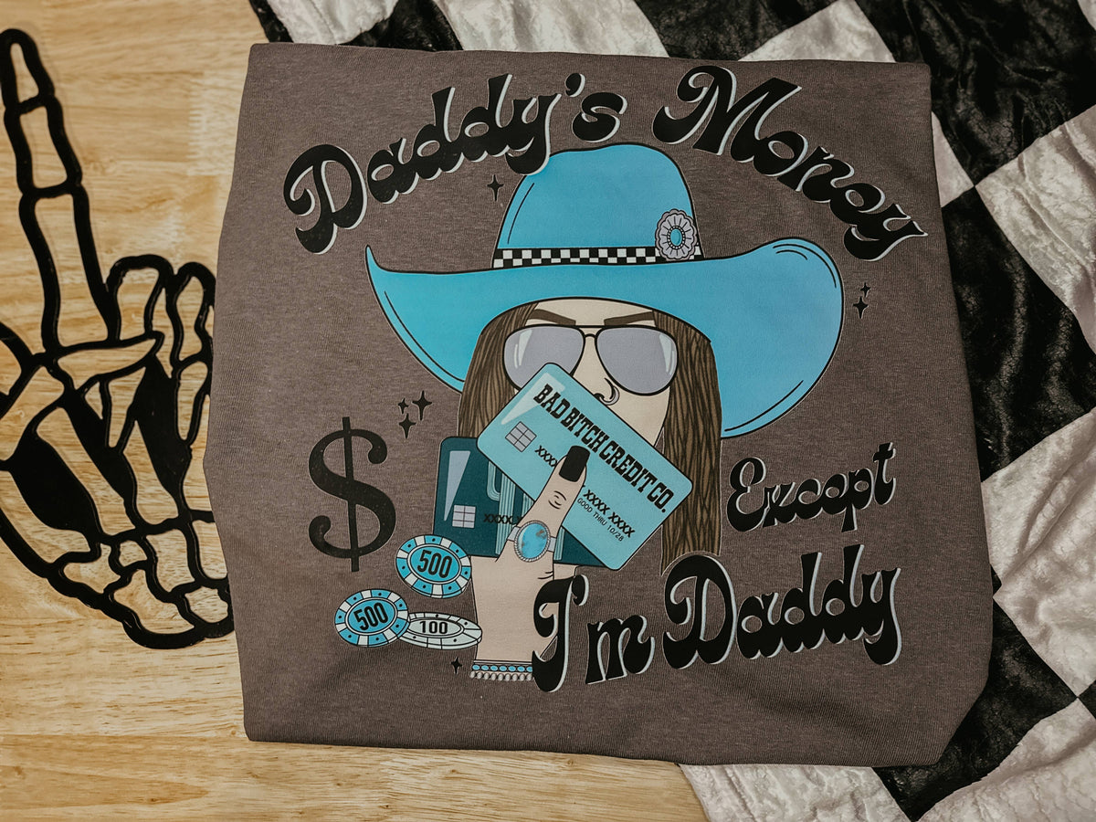 Daddy's Money Tee, Western Tee