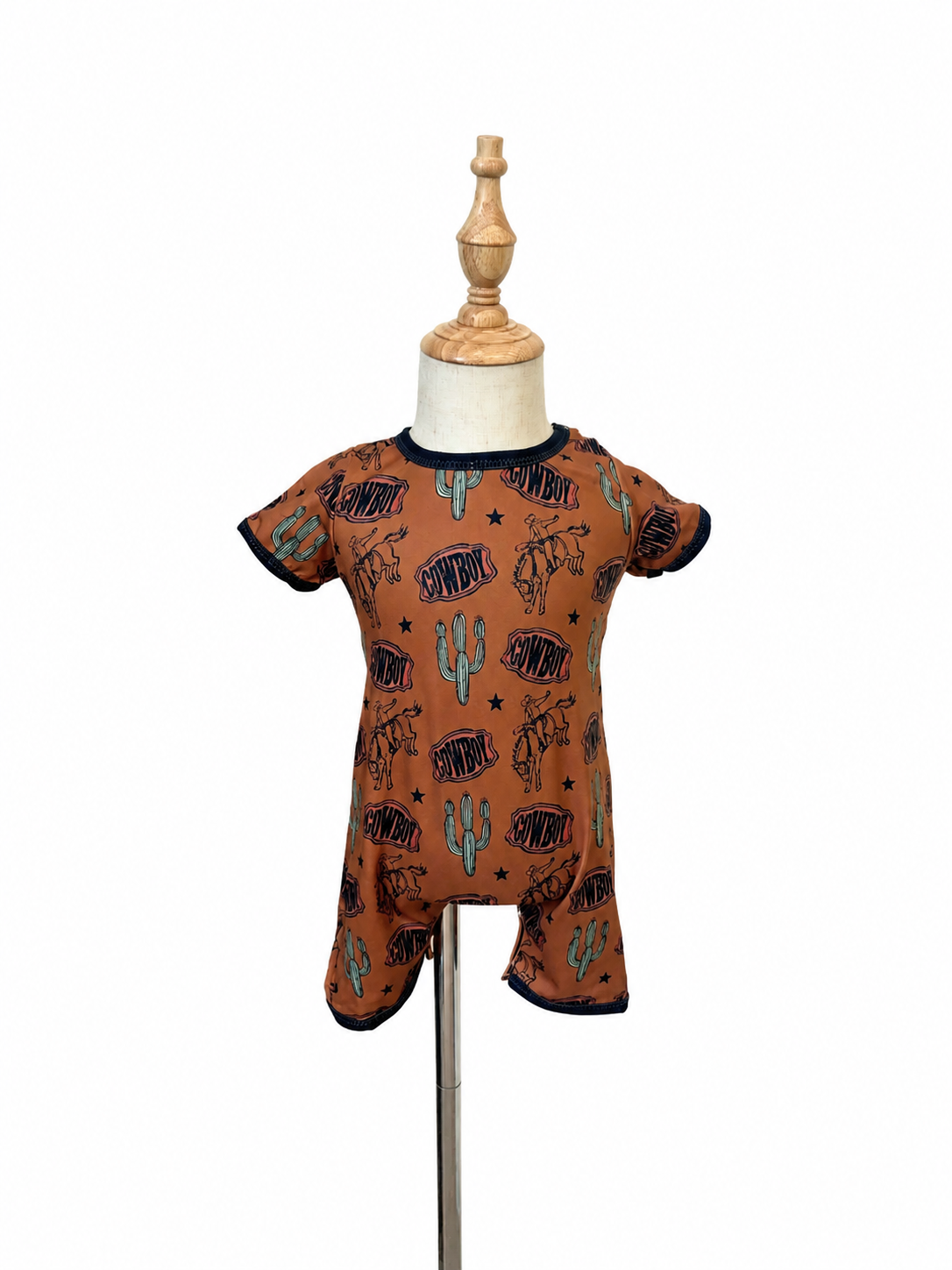 Cowboy Buckle  Boy Romper