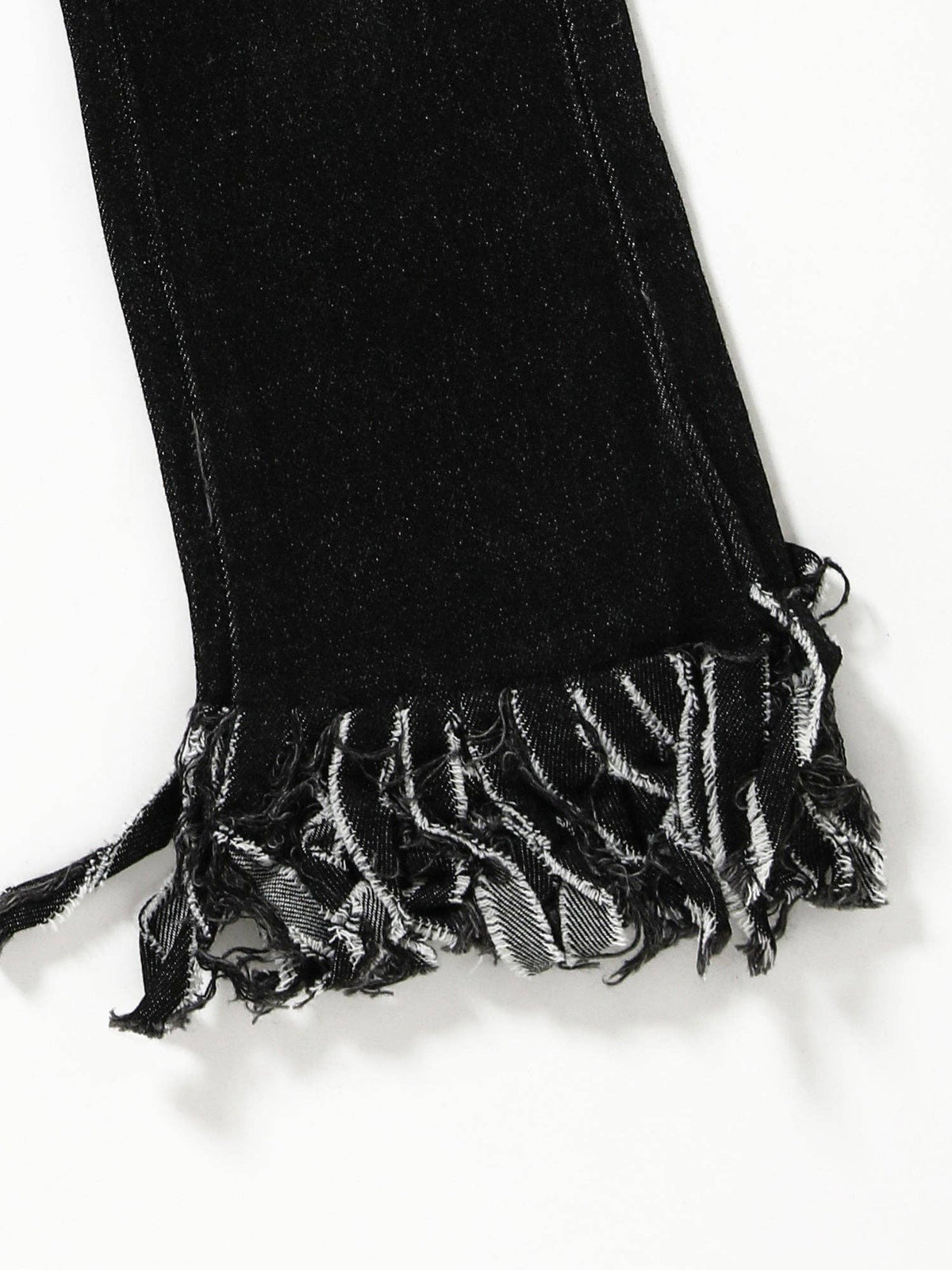 Black Fringe Girls Jeans: 3T